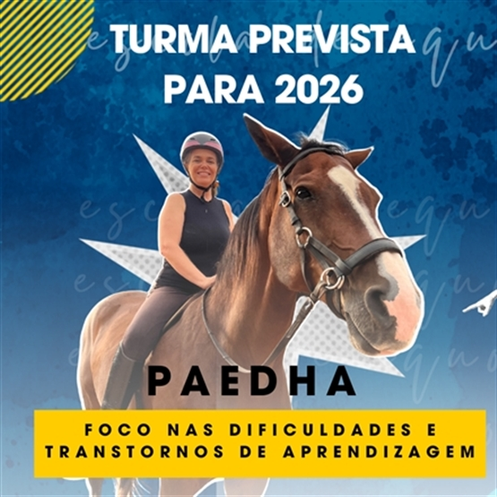 PAEDHA – Programa de Atendimento Equoterápico no Desenvolvimento de Habilidades